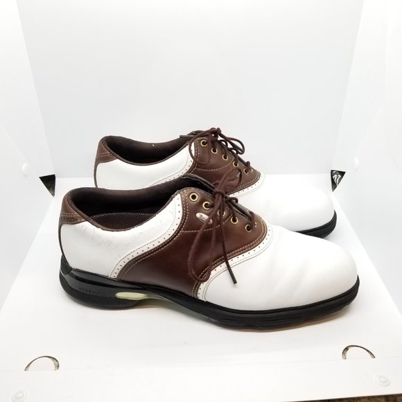 Etonic Shoes Vintage Etonic Golf Cleat Sz 95 M Saddle Shoe Good